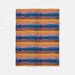 Bootsfahrt Friedlicher Mondschwimmtauchgang Schick Fleecedecke