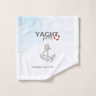 Bootsfahrt Geburtstagsparty Waschlappen