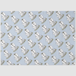 Bootsfahrt Nautical American Eskimo Dog Niedlich Seidenpapier