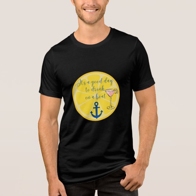 Bootsfahrt Tri-Blend Shirt (Vorderseite)