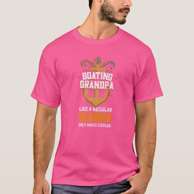 Bootsführer Mens Oper Motorboot T-Shirt (Vorderseite)