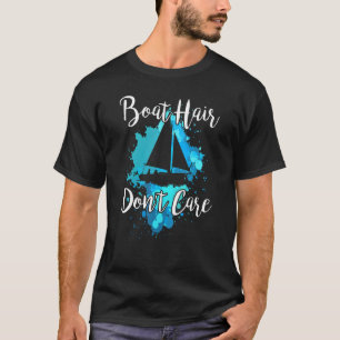 BOOTSHAAR IST EGAL Segelwitz Segelboot Grafik T-Shirt