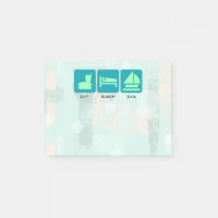 Bootsleben - Sleep-Segel im grünen Hintergrund ess