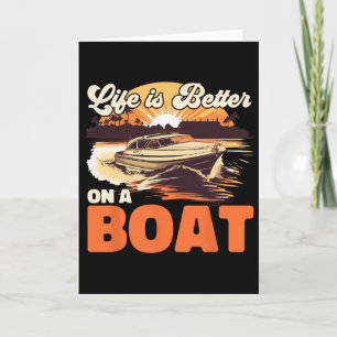 Bootsmann Leben Ist Besser Auf Einem Boot Karte