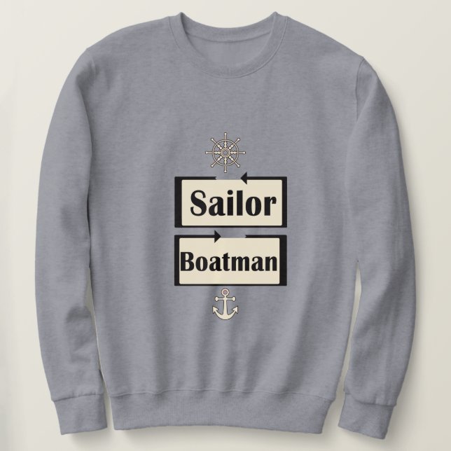 Bootsmann Sweatshirt (Design vorne)