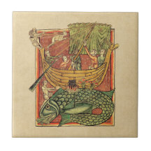 Bootsschiff auf einem Wal