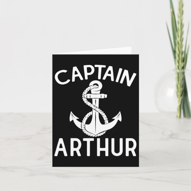 Bootsschiff Captain Arthur Karte (Vorderseite)