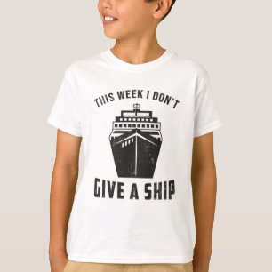 Bootsschiff-Kreuzfahrtschiff-Segler T-Shirt