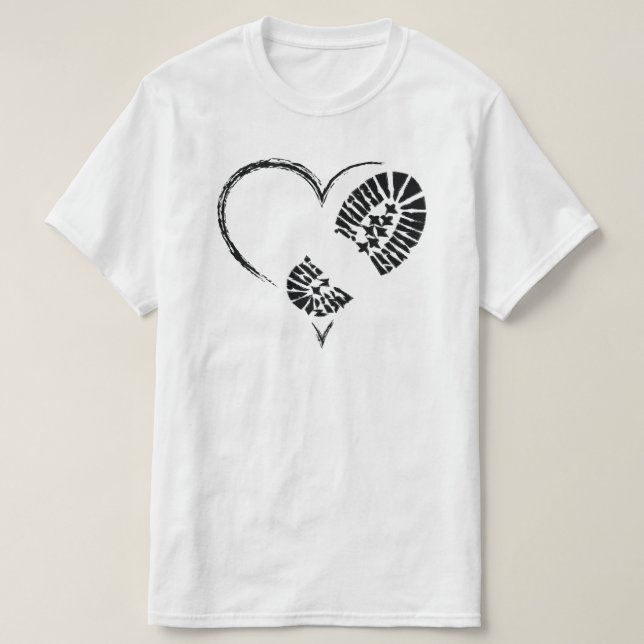 Bootstauchherz T-Shirt (Design vorne)