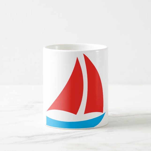 Bootsymbol Kaffeemaschine Tasse (Mittel)