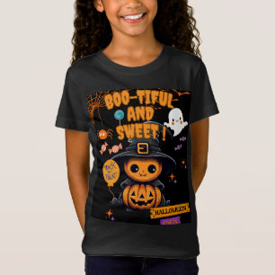 Booty Halloween Kids T - Shirt Spooky Pumpkin
