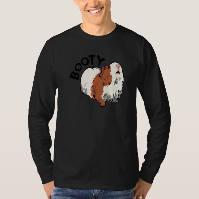 Booty Pig Graphic Guinea Pig Owner Pet Cavy Animal T-Shirt (Vorderseite)
