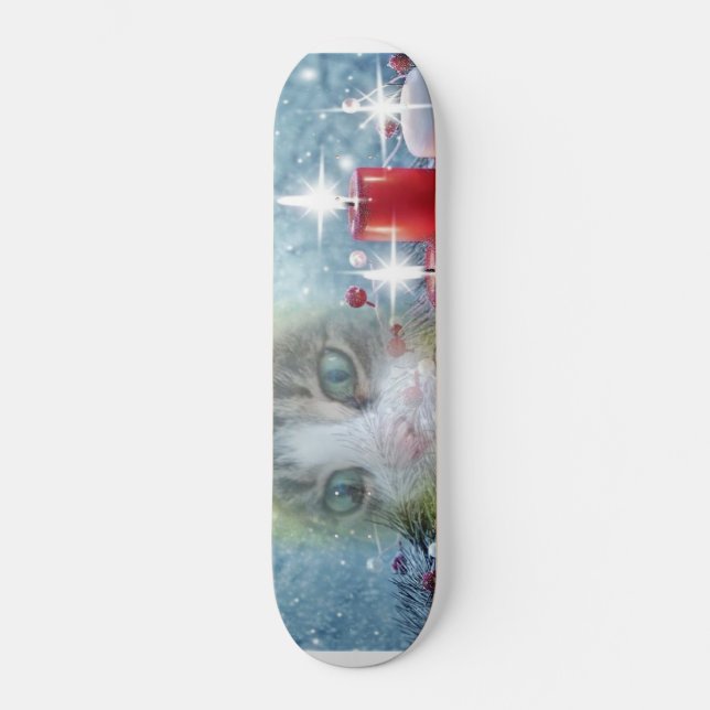 Booweihnachtliche 8 1/8" Skateboard (Vorderseite)
