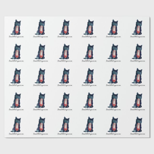 BoozaBelle Organics Geschenkpapier (Saum)