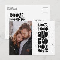 Booze, Essen, schlechter Tanz bewegt Foto retten D