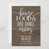 Booze Food and Bad Dance Moves Wedding Rett The Da