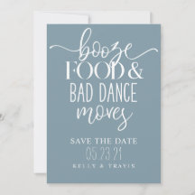 Booze Food and Bad Dance Moves Wedding