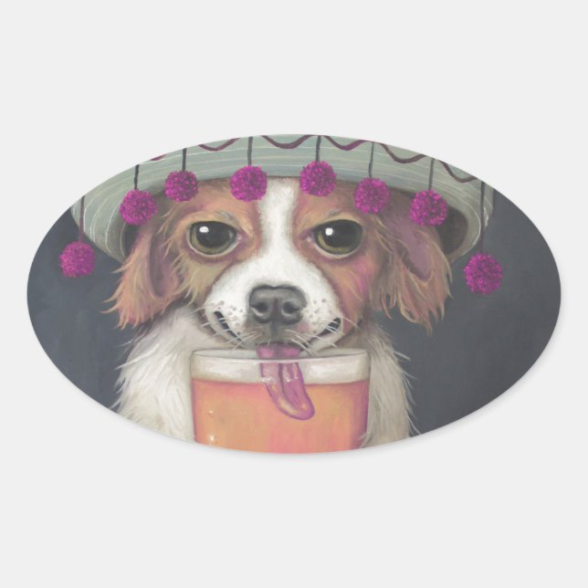 Boozer Ovaler Aufkleber (Vorderseite)