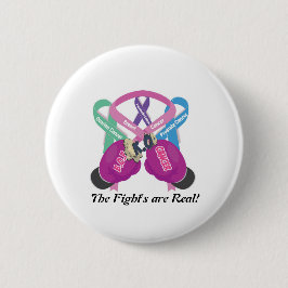 Bop-Krebs-Bewusstseins-Knopf Button