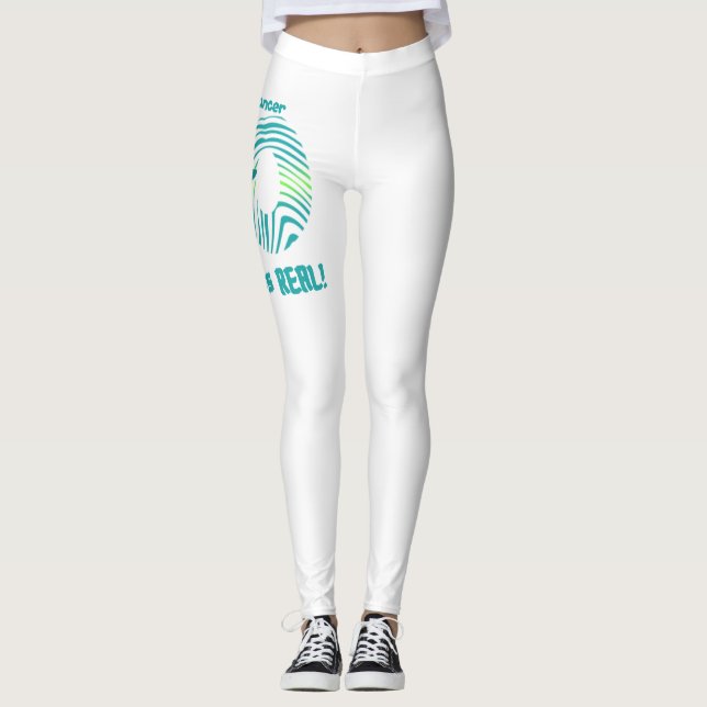 Bop-Krebs-Eierstockkrebs-Leggings Leggings (Vorderseite)