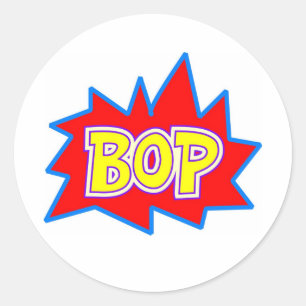 Bop Runder Aufkleber