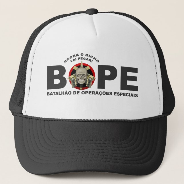 BOPE - Brasilianische Polizei Truckerkappe (Vorderseite)