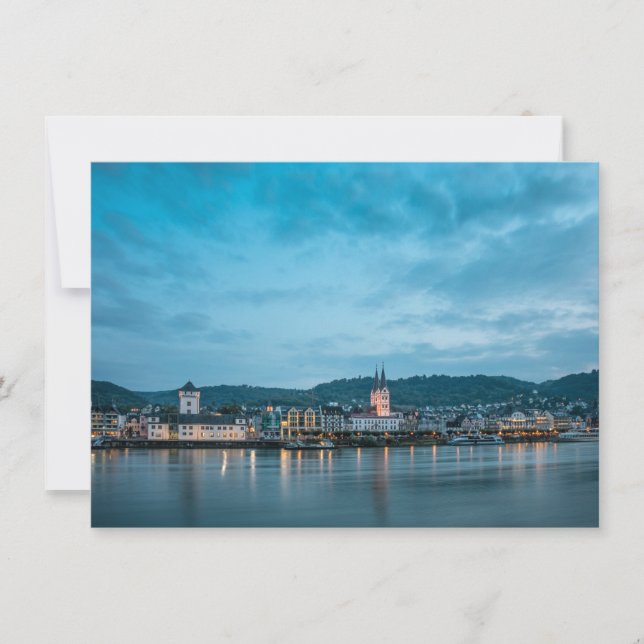 Boppard am Rhein Deutschland-Karte (Vorderseite)