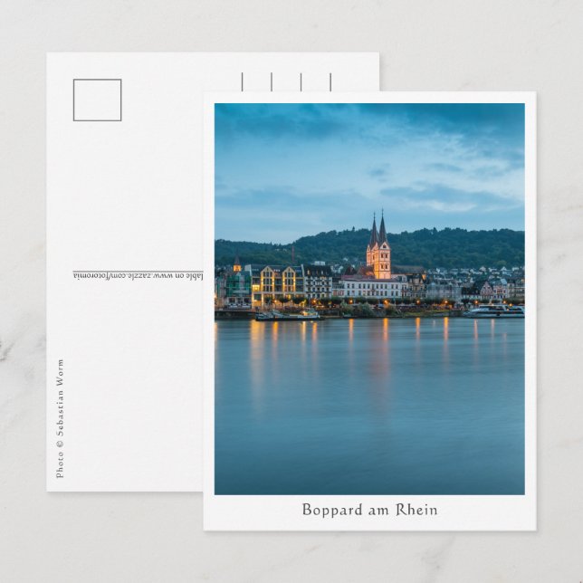 Boppard Deutschland Postkarte (Vorne/Hinten)