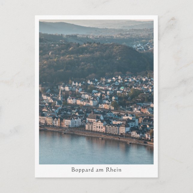 Boppard Deutschland Postkarte (Vorderseite)