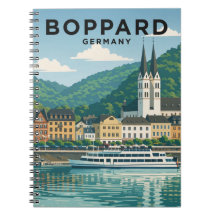 Boppard Deutschland Vintage Reise Kunst