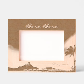 Bora Bora 7" x 5" Geätzte Rahmen