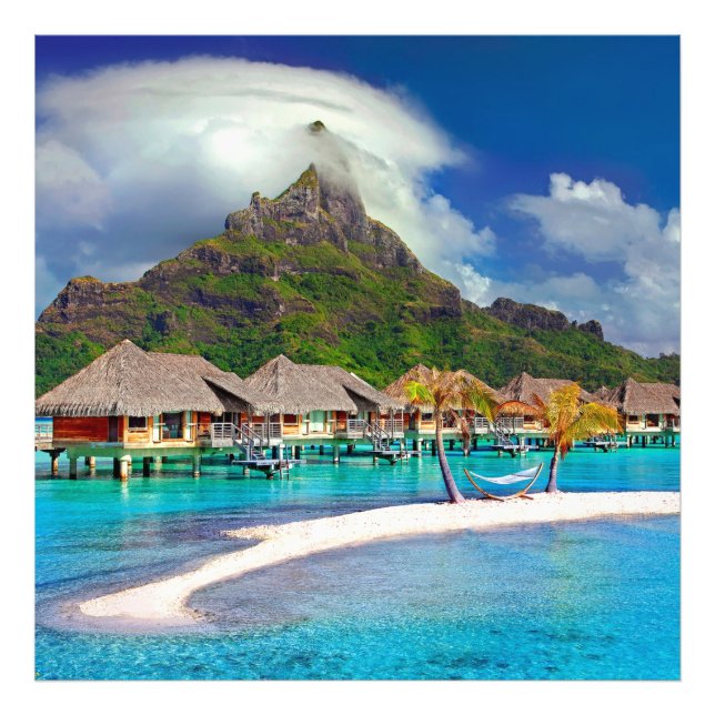 ฺBora Bora Beach Fotodruck (Vorne)