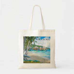 Bora Bora Beach House Bungalows Foto Tragetasche