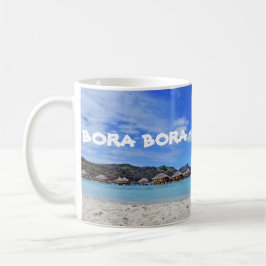 Bora Bora das französische Polynesien Overwater Kaffeetasse