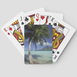 Bora Bora, Französisch-Polynesien Mt. Otemanu gese Spielkarten