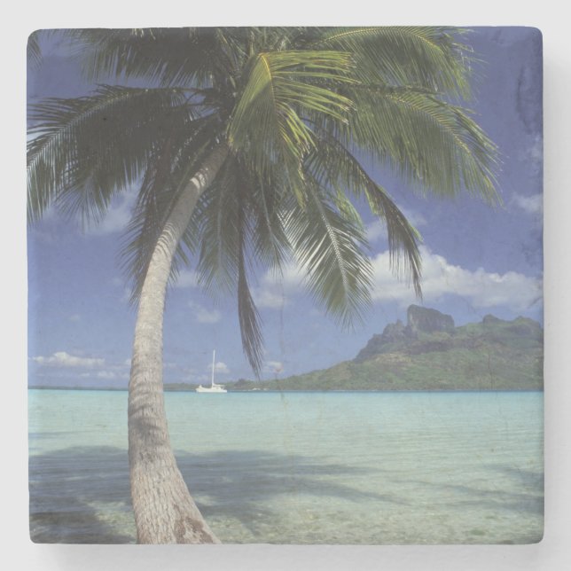 Bora Bora, Französisch-Polynesien Mt. Otemanu gese Steinuntersetzer (Vorderseite)