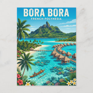 Bora Bora Französisch-Polynesien Postkarte