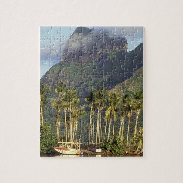 Bora Bora, Französisch-Polynesien Wasserfront-Szen (Vertikal)