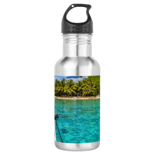 Bora Bora Lagune Edelstahlflasche