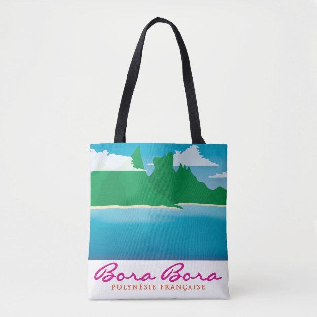 Bora bora landscape tasche (Vorderseite)