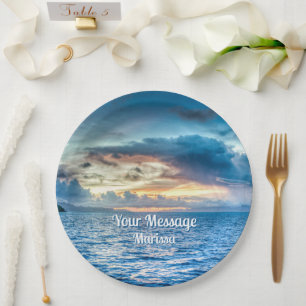 Bora Bora Ocean View Foto Tissue Paper Pappteller