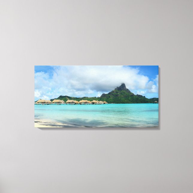 Bora Bora Panorama Print Leinwanddruck (Vorderseite)