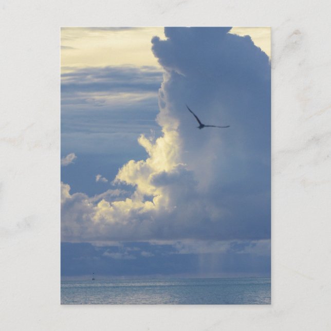 Bora Bora Paradise, Bungalow Overwater Postkarte (Vorderseite)