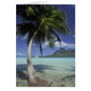 Bora Bora, Polynésie française Mt. Otemanu vu