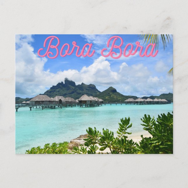 Bora Bora Postkarte (Vorderseite)