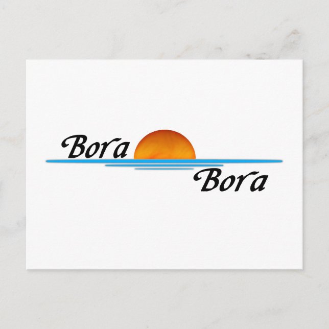 Bora Bora Postkarte (Vorderseite)