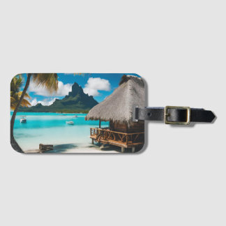 Bora Bora Postkarte (2) Gepäckanhänger