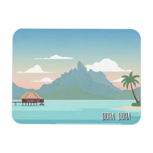 Bora Bora Reise Magnet