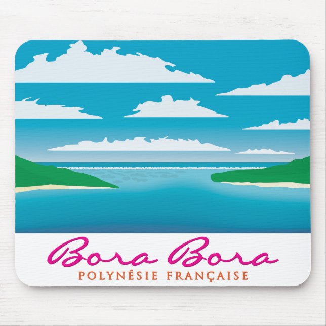 Bora Bora Riff Mousepad (Vorne)