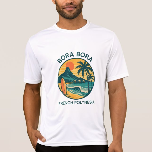 Bora Bora Serenity – Tropical  French Polynesia T-Shirt (Vorderseite)